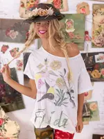 Magnolia Pearl Flight Flowers Frida Tee Top 2131 True One Size