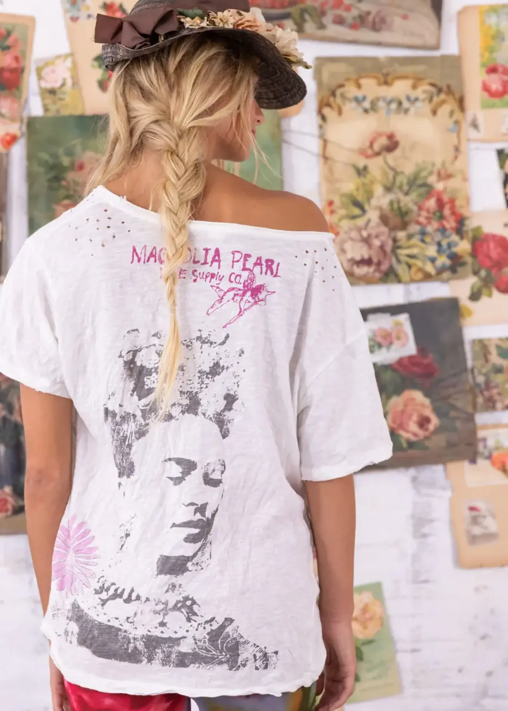 Magnolia Pearl Flight Flowers Frida Tee Top 2131 True One Size