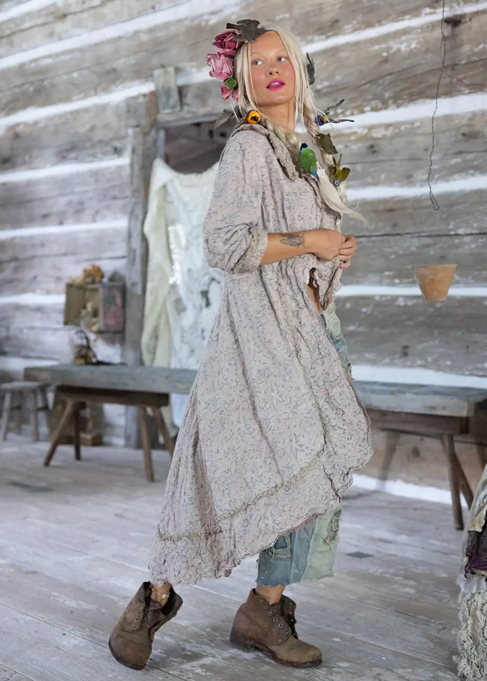 Magnolia Pearl Season Of Love Lydmila Jacket 537 Tulsi One Size