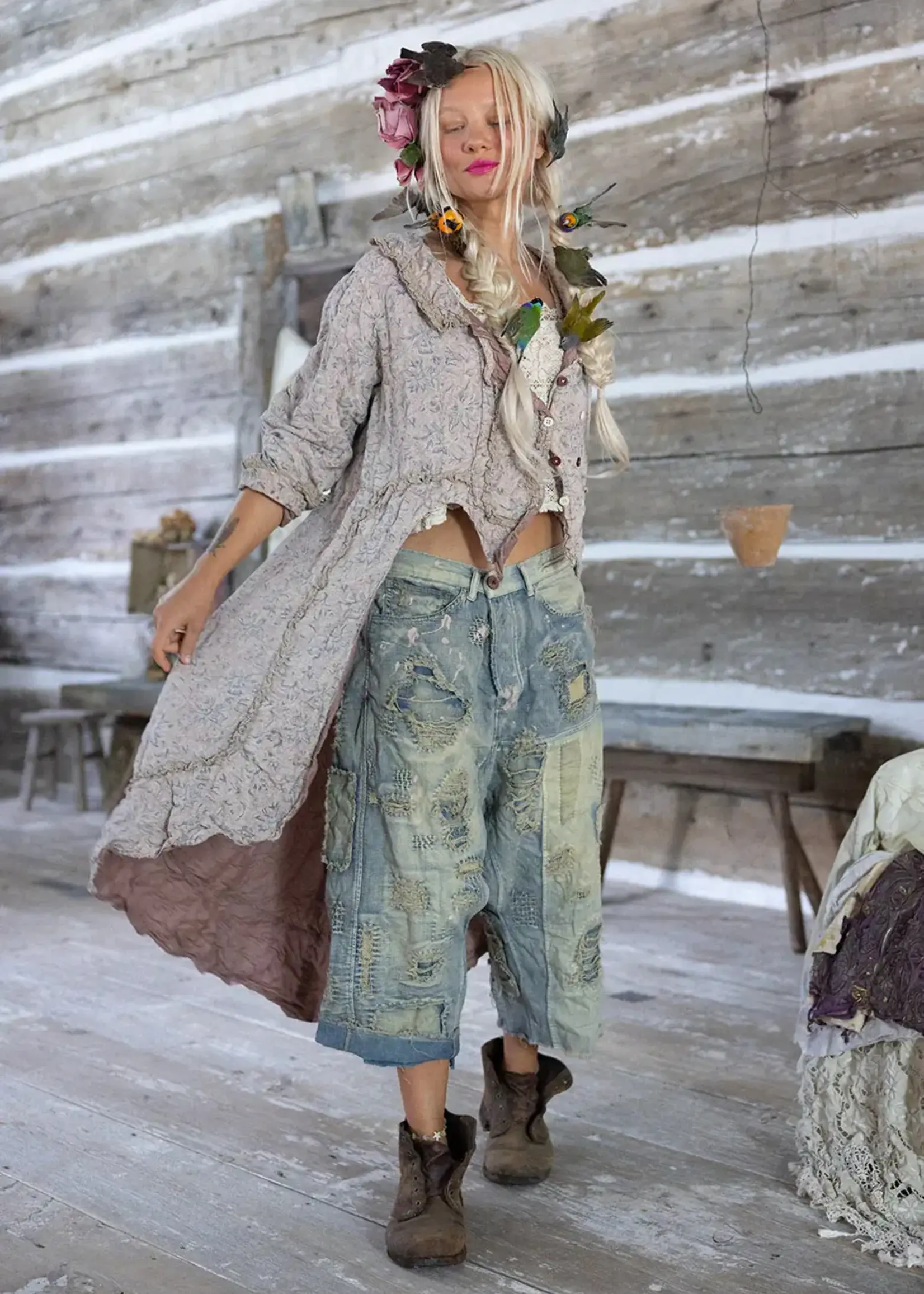 Magnolia Pearl Season Of Love Lydmila Jacket 537 Tulsi One Size