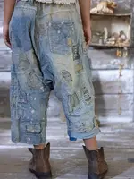 Magnolia Pearl Yosemite Denims Washed Indigo Pants 774 One Size