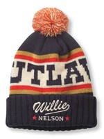 Willie Nelson Outlaw Pom Pom Knit Beanie Hat