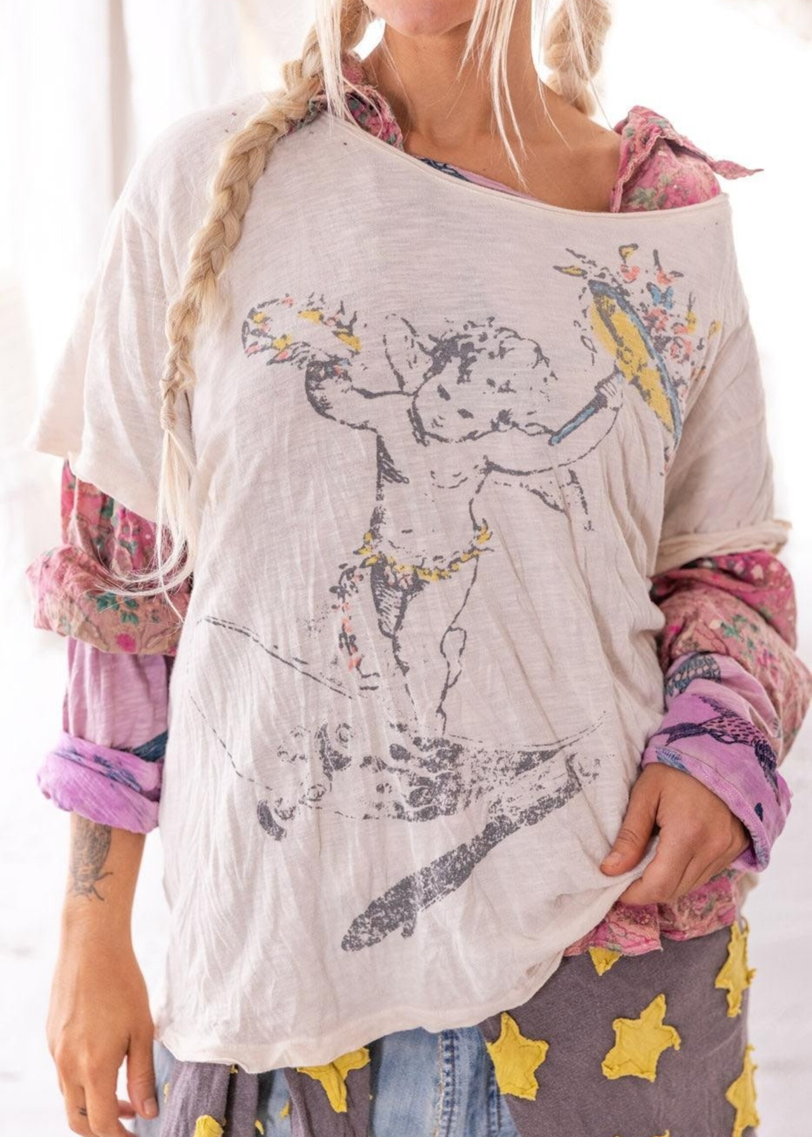 Magnolia Pearl Skate Renaissance Tee Top 2146 Moonlight One Size