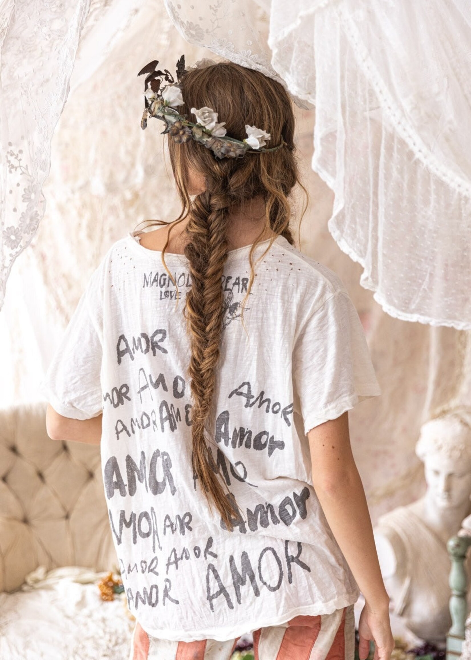 Magnolia Pearl Season of Love Amor Tee Top 2157 Dragonfruit One Size