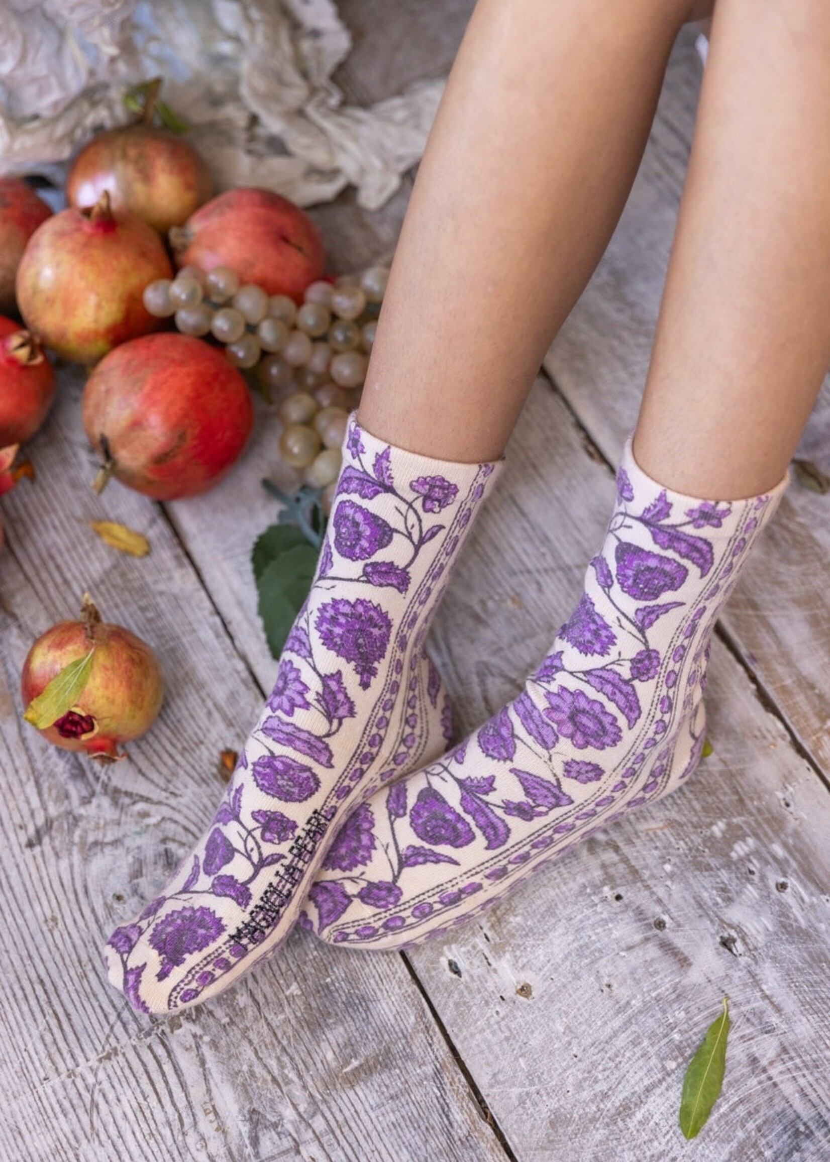 Magnolia Pearl MP Blockprint Socks 094 Rajasthan