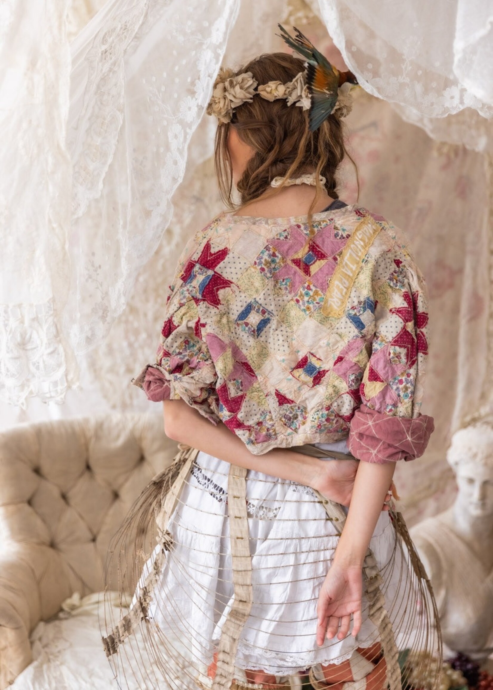 Magnolia Pearl Quiltwork Luisa Jacket 541  Ellis One Size