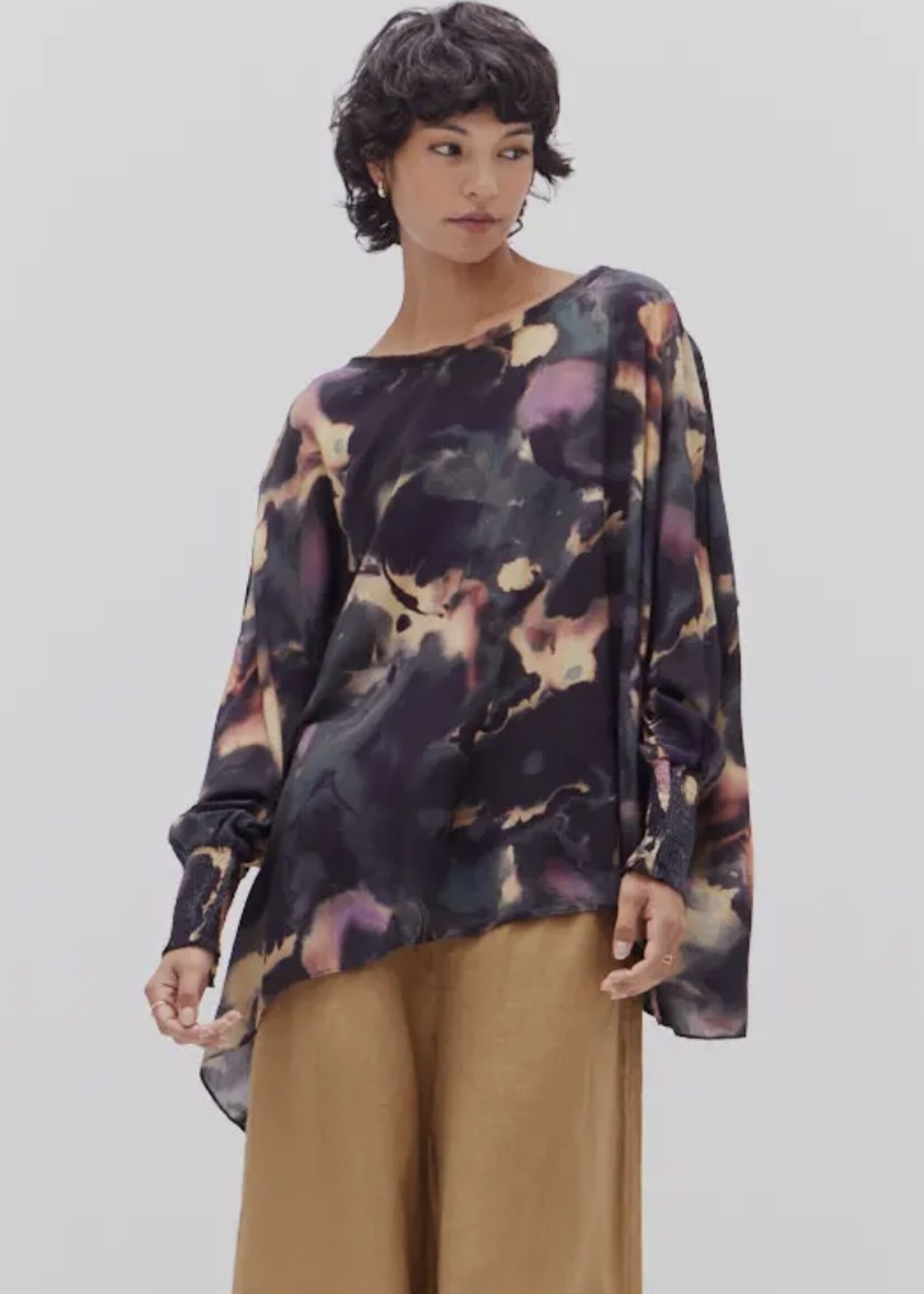 Grade & Gather Swirl Print Top