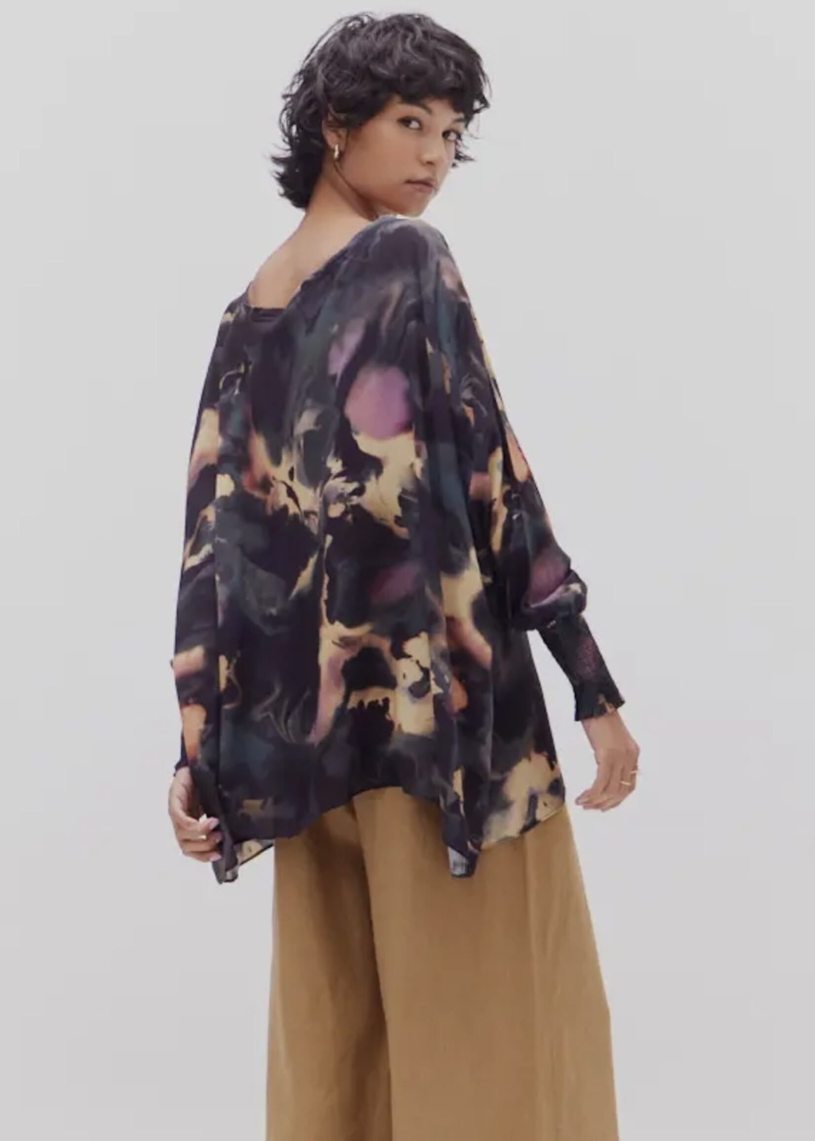 Grade & Gather Swirl Print Top