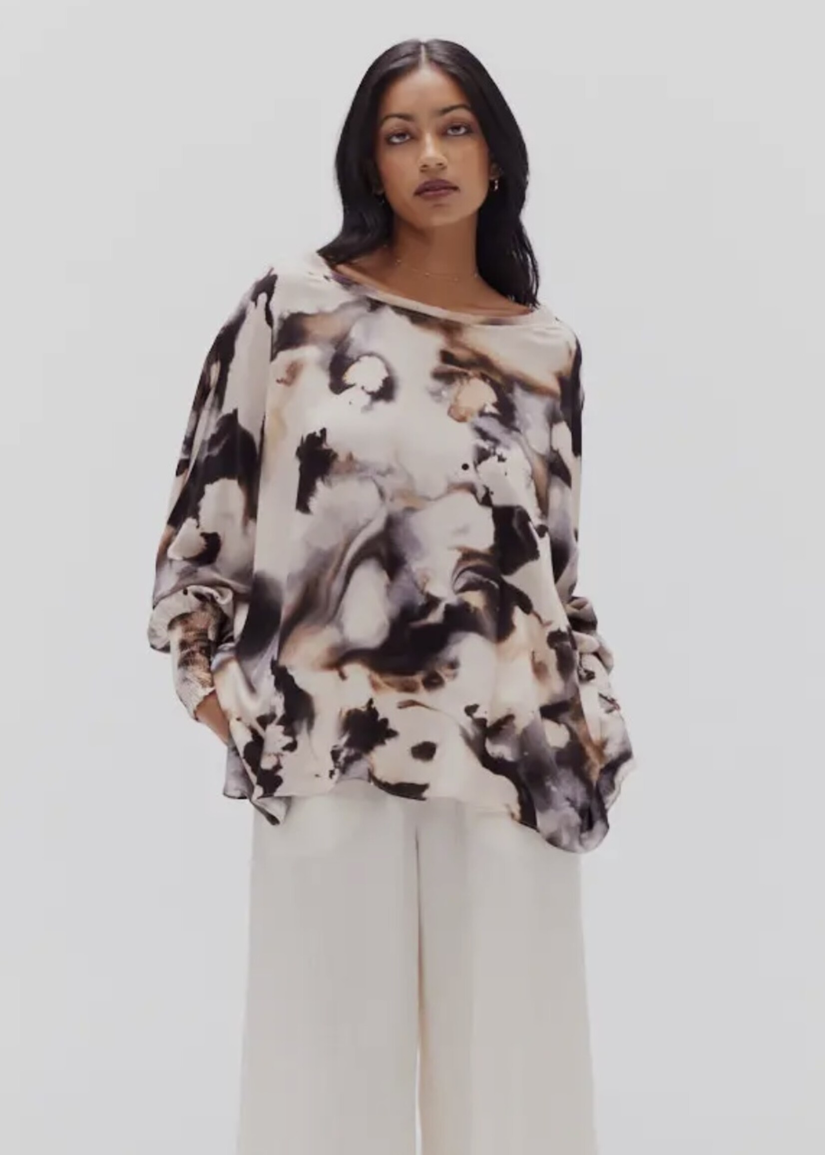 Grade & Gather Swirl Print Top