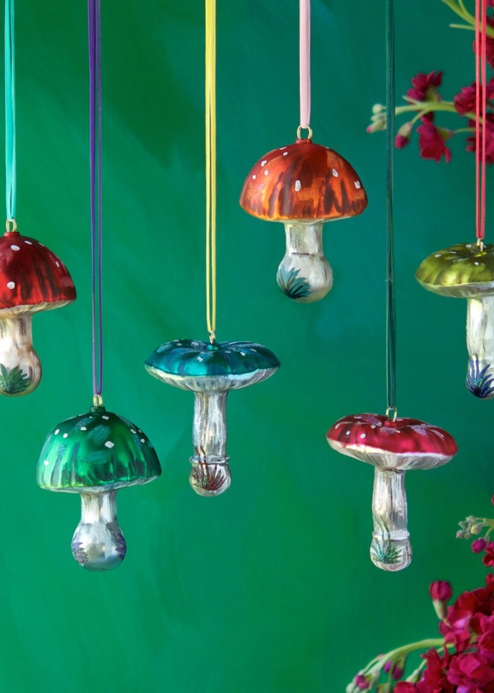 Nathalie Lete Set of Mushroom Ornaments *Limited Special*