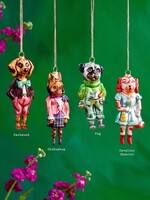 Nathalie Lete Set of Dressed Dog Ornaments *Limited Special*