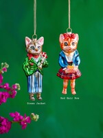 Nathalie Lete Set of Dressed Fancy Feline Cat Ornaments *Limited Special*