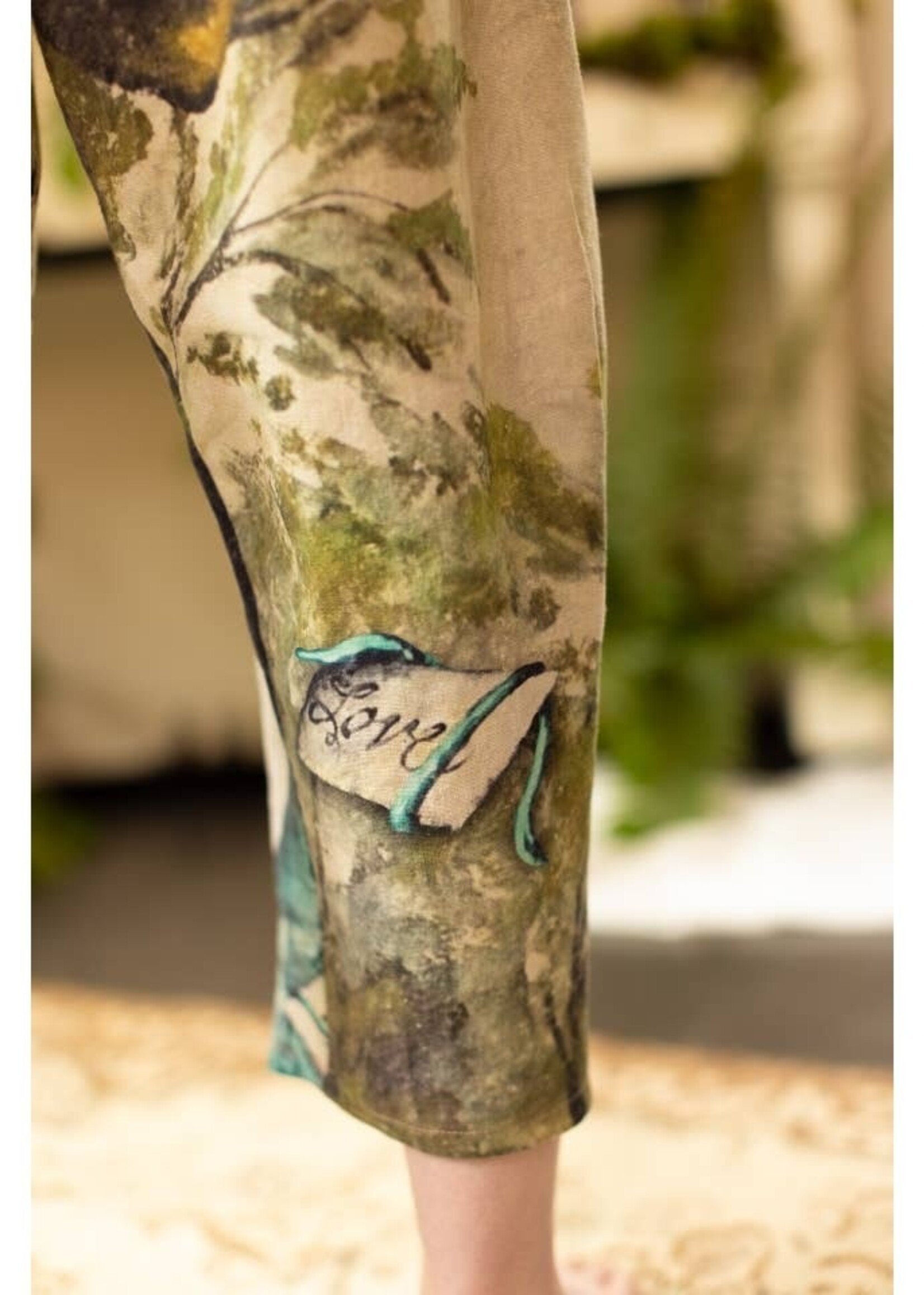Market of Stars Theatre of Dreams Boho Linen Pants L/XL