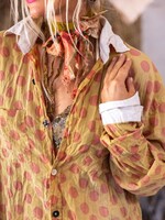 Magnolia Pearl Poplin Collar Boyfriend Shirt Top 943 Jeb One Size