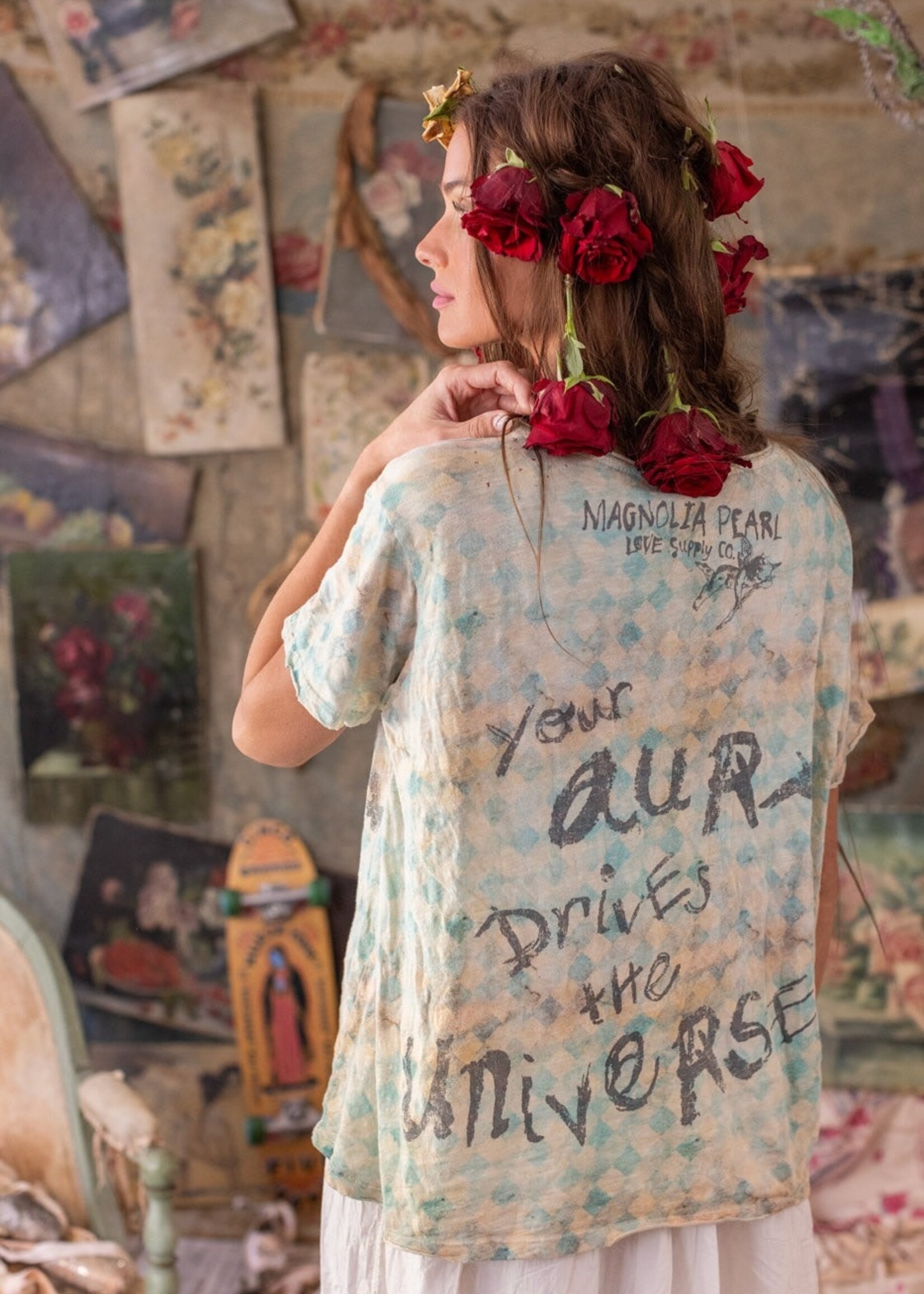 Magnolia Pearl Your Aura Tee Top 2174 Tangier One Size