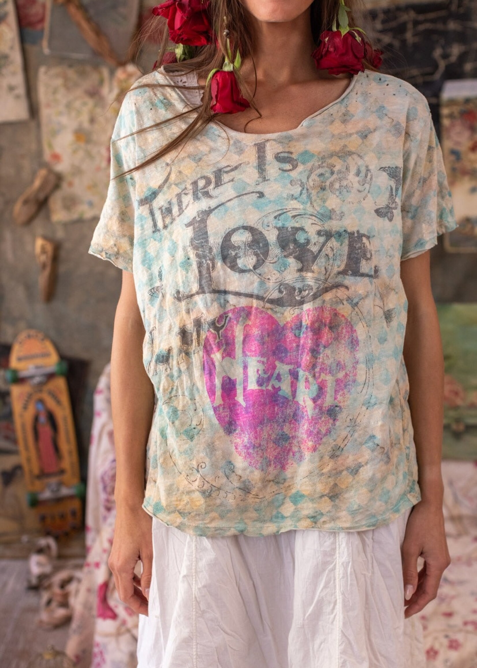 Magnolia Pearl Your Aura Tee Top 2174 Tangier One Size