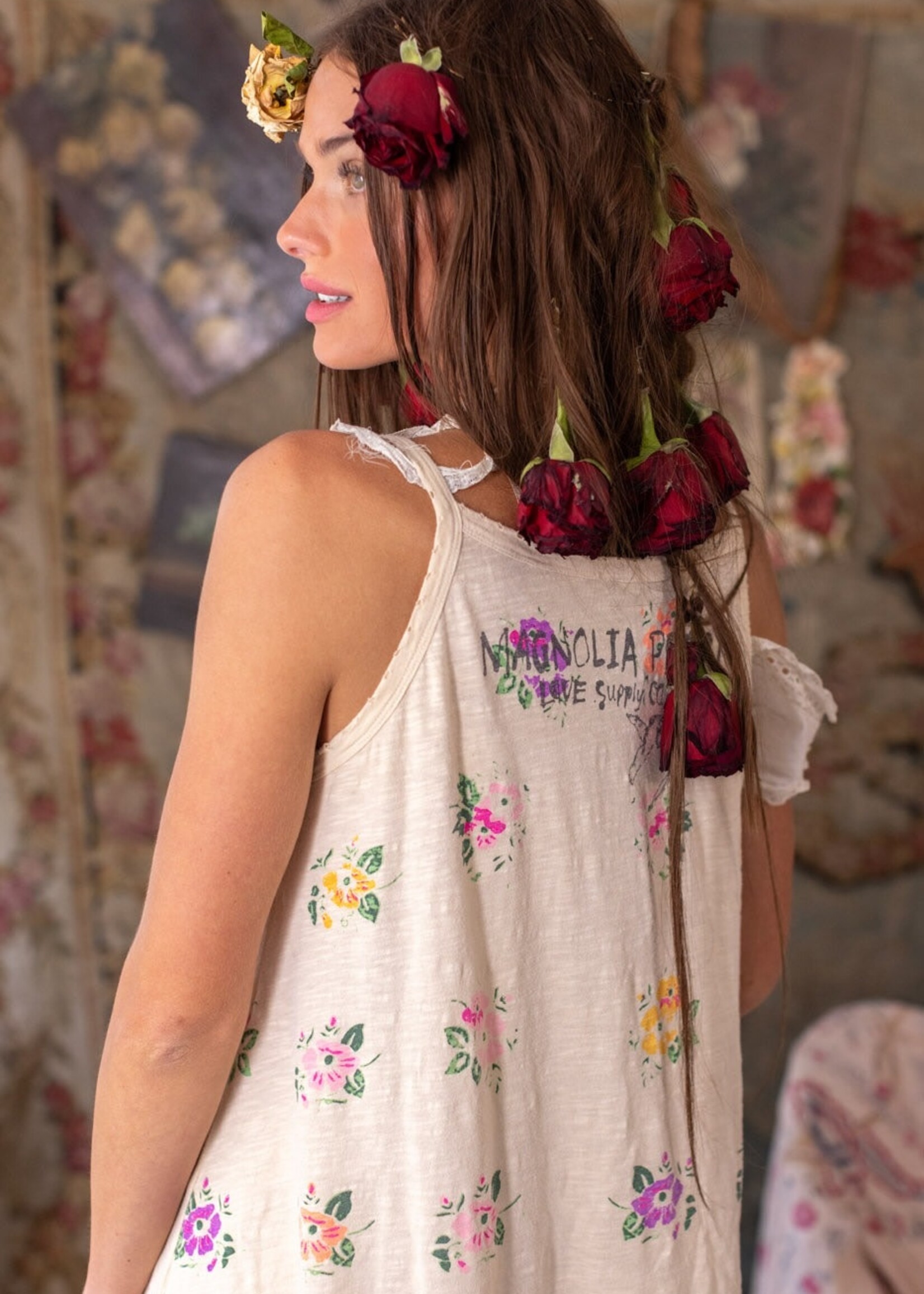 Magnolia Pearl Paola Lana Tank Dress 1266 Spring Joy One Size