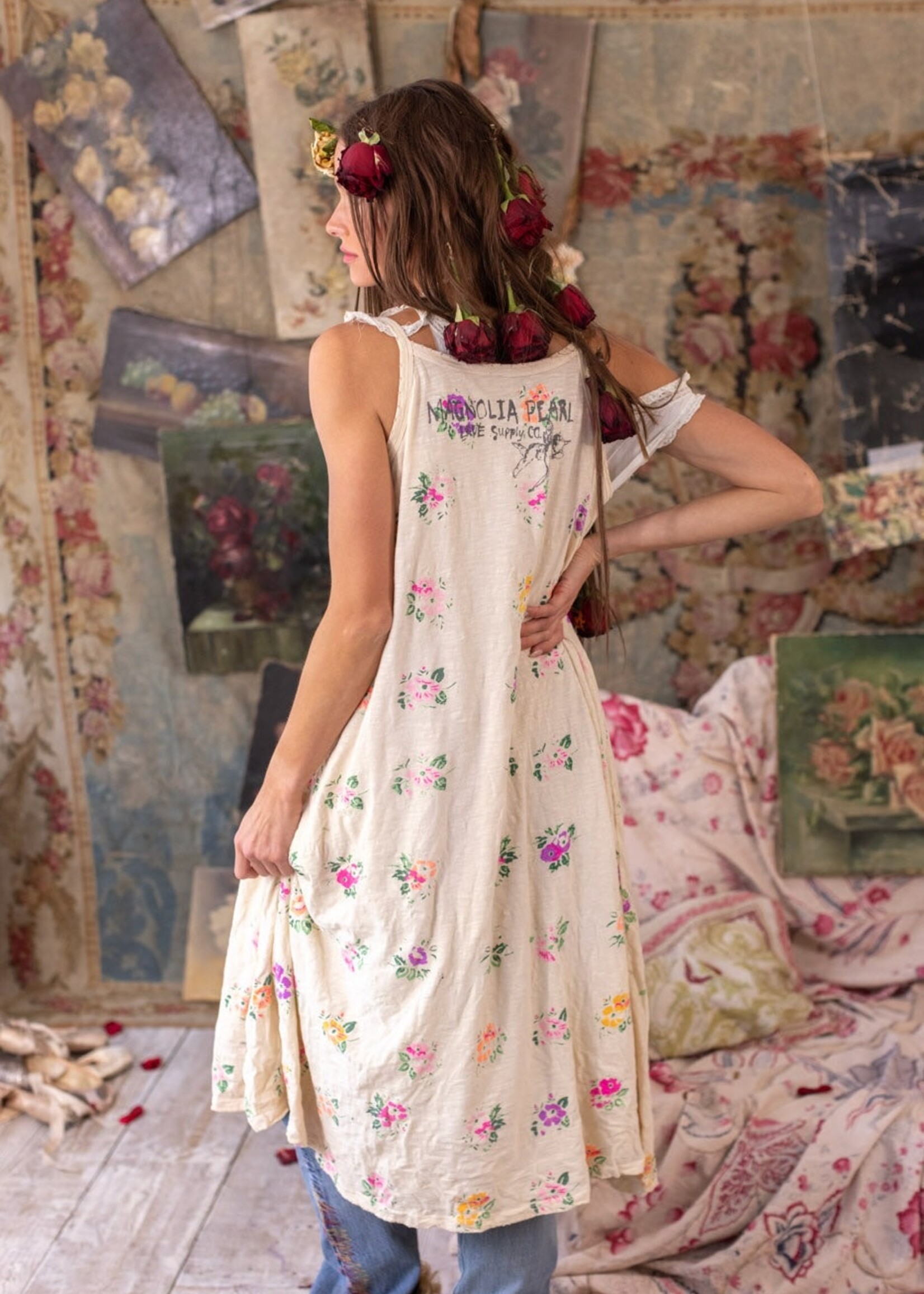 Magnolia Pearl Paola Lana Tank Dress 1266 Spring Joy One Size