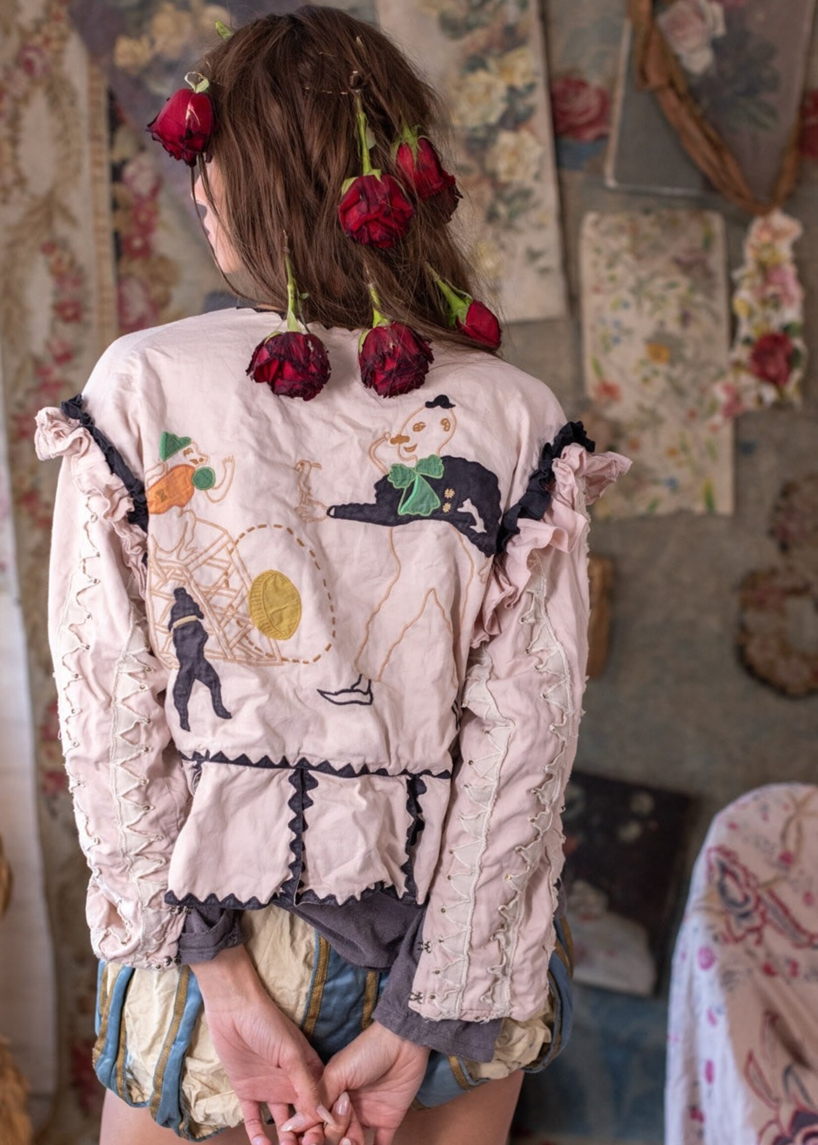 Magnolia Pearl Binky Jacket 488 Cotton Candy One Size