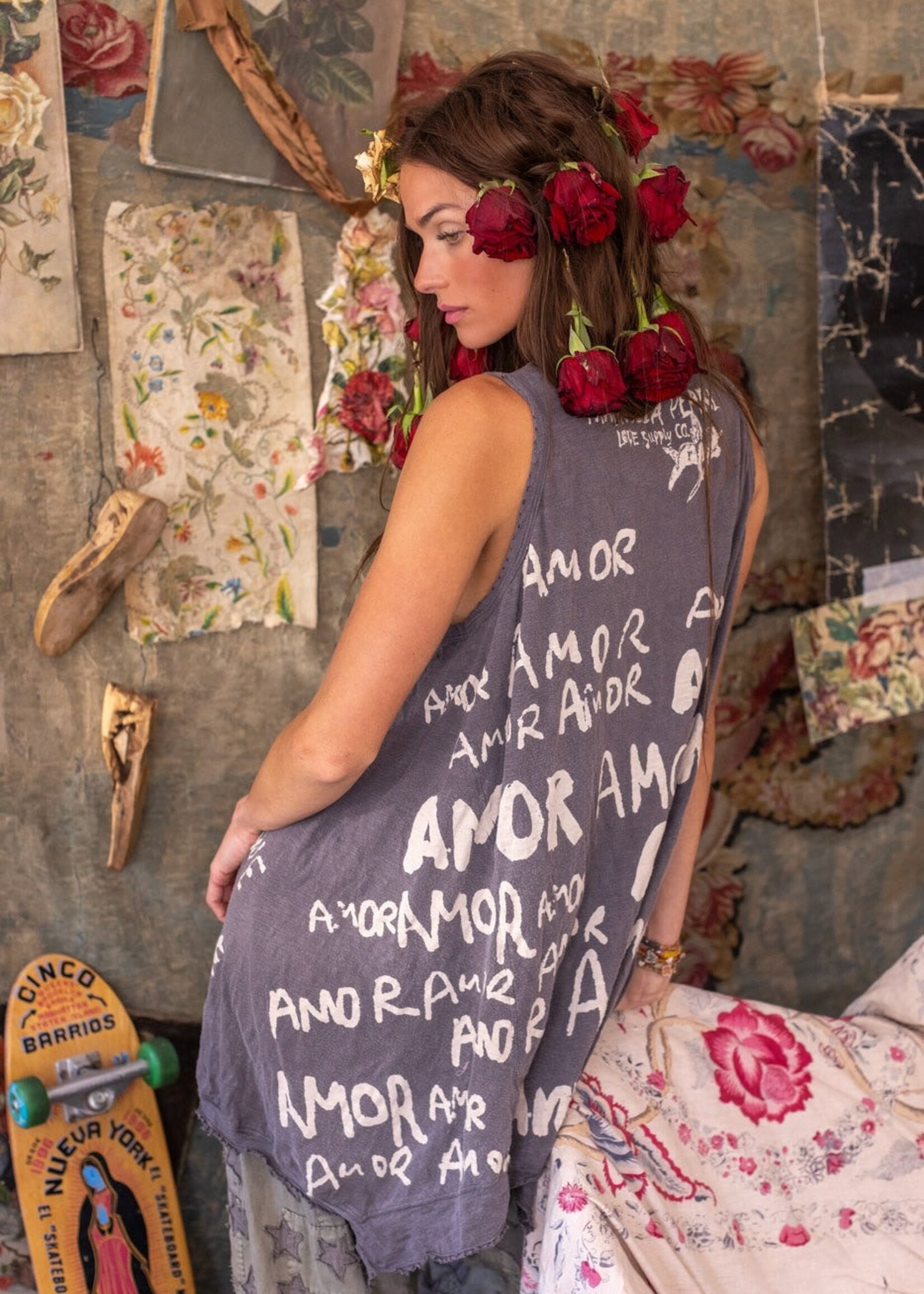 Magnolia Pearl Love Amor Paz Tank 350 Ozzy One Size