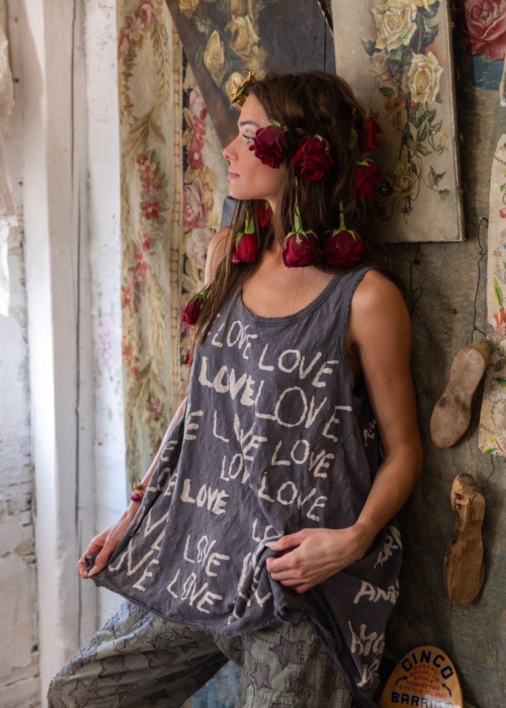 Magnolia Pearl Love Amor Paz Tank 350 Ozzy One Size