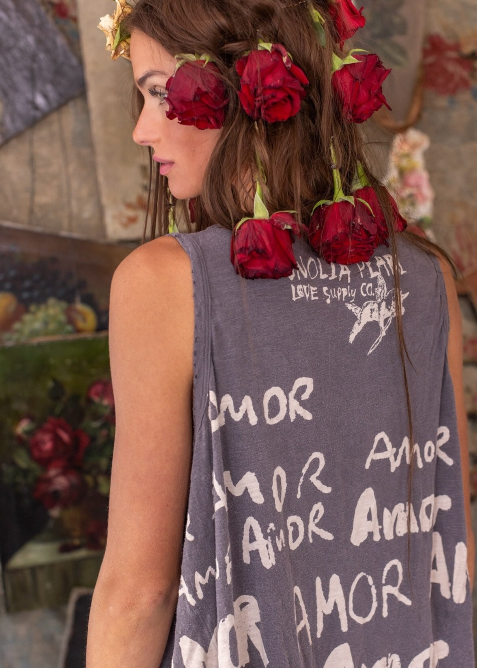 Magnolia Pearl Love Amor Paz Tank 350 Ozzy One Size