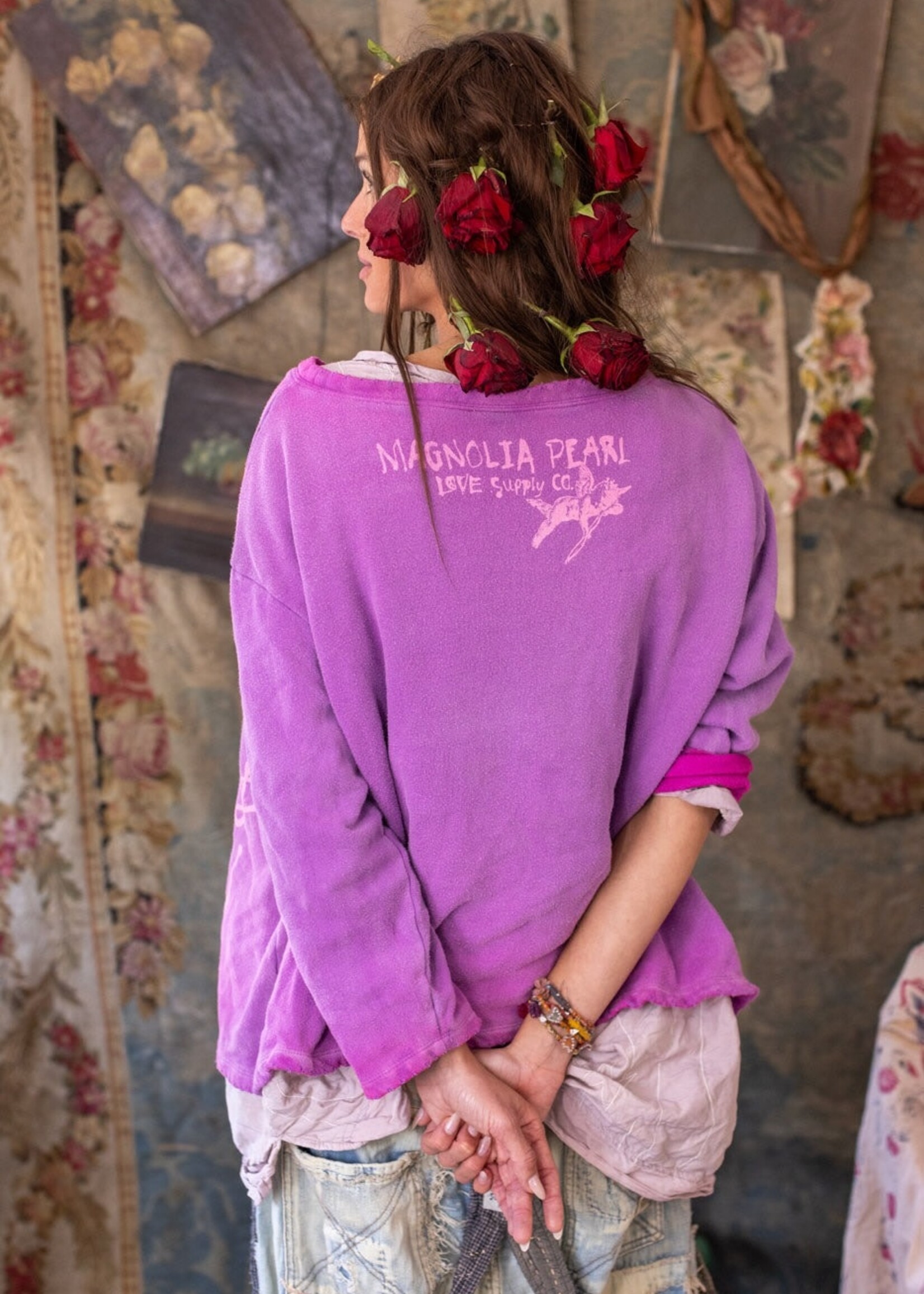 Magnolia Pearl Neil Young Hermosa Sweatshirt Top 2018 Allium One Size