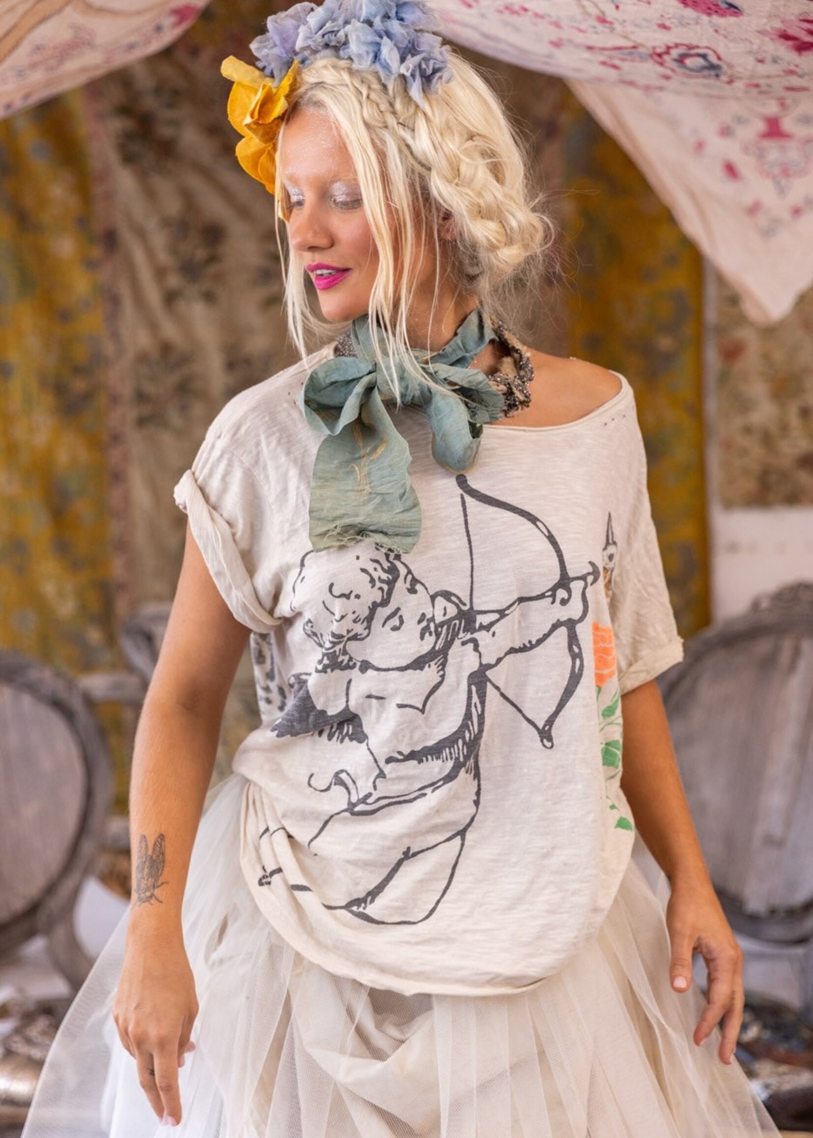 Magnolia Pearl Love One Another Tee Top 2145 Moonlight One Size