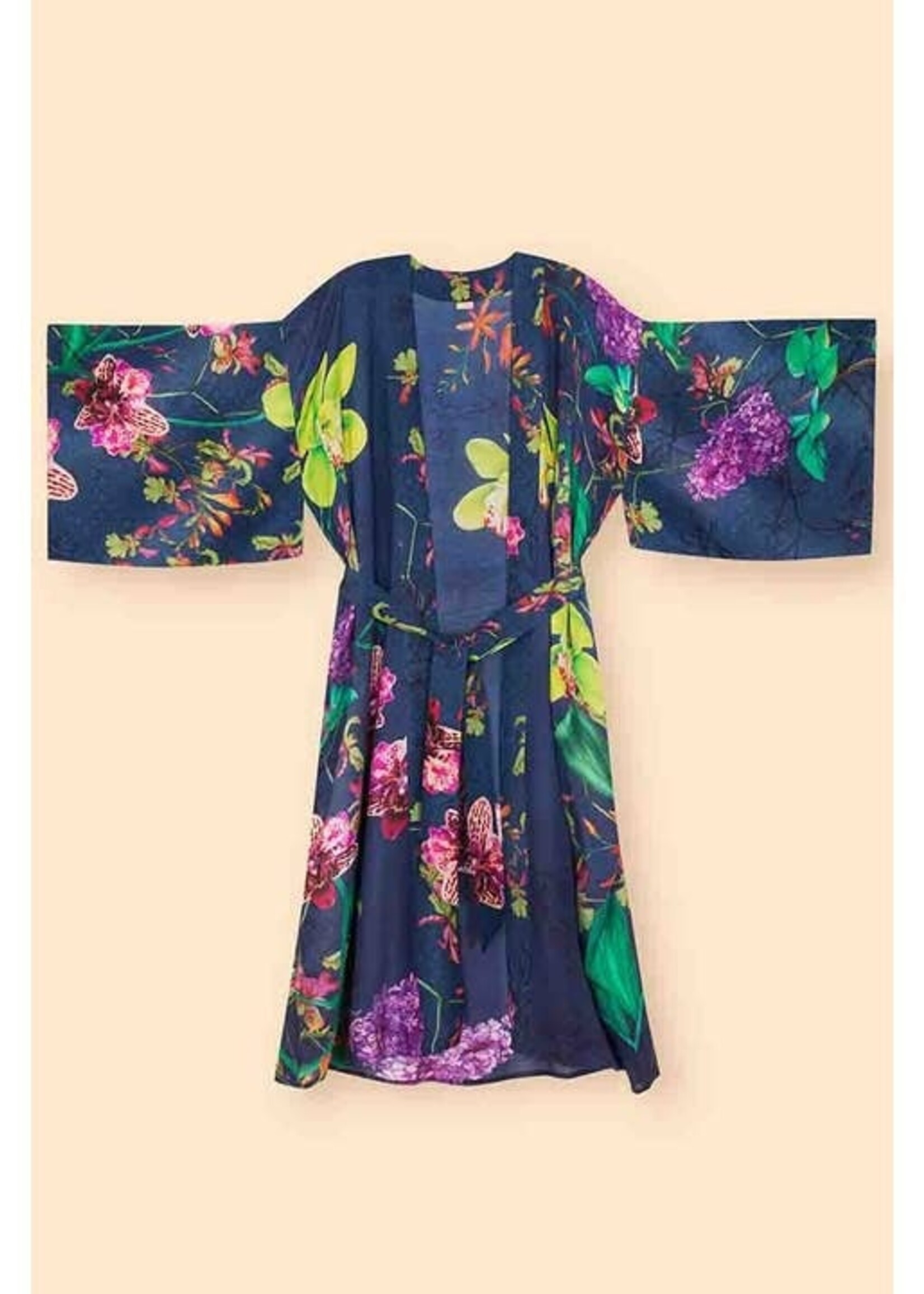 Exotic Evening in Ink Powder UK Kimono Gown