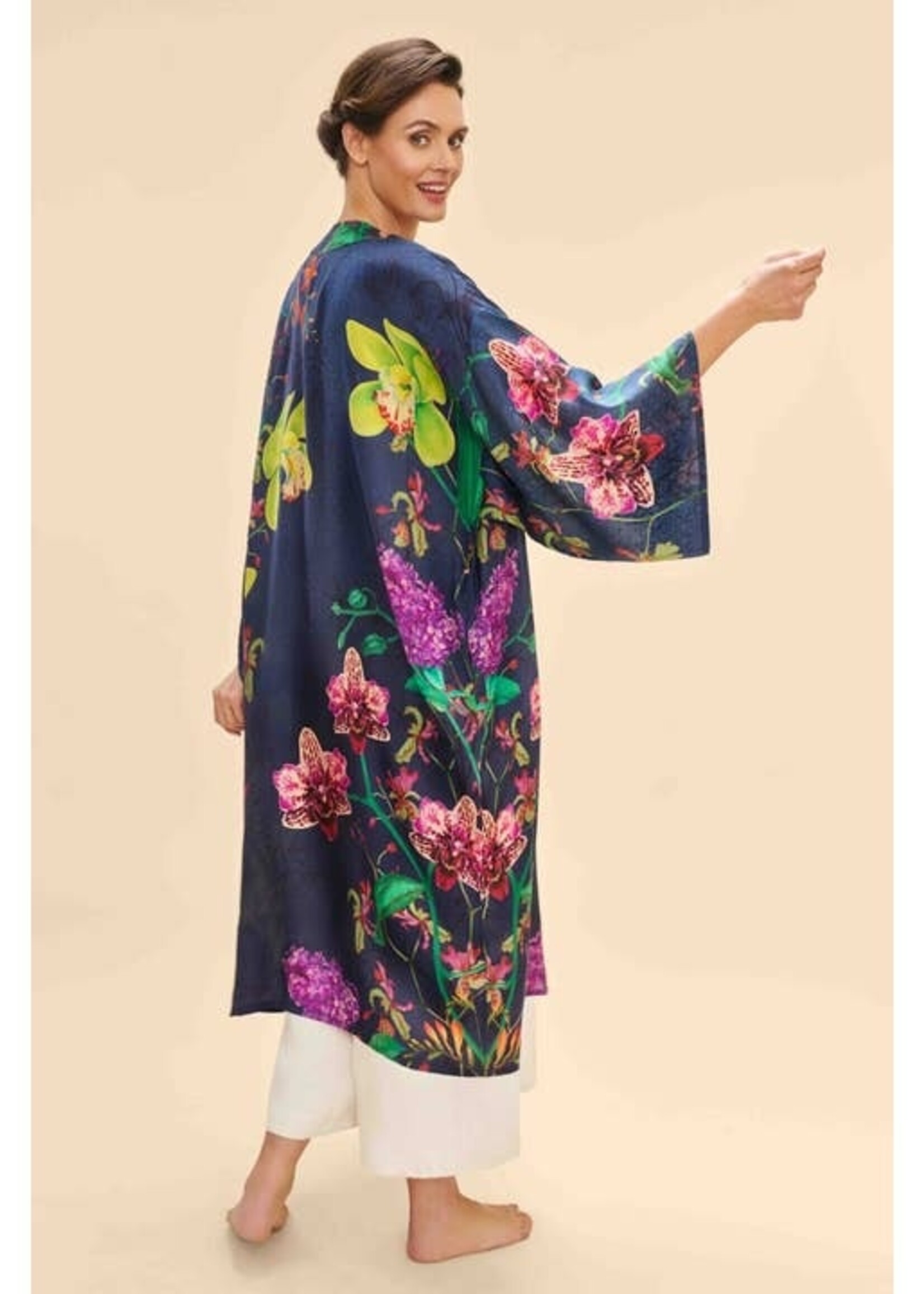 Exotic Evening in Ink Powder UK Kimono Gown