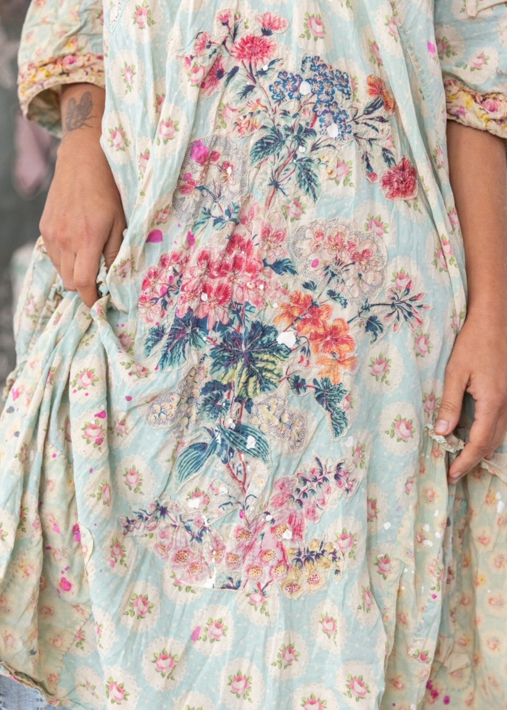 Magnolia Pearl New Release MP Applique Fayhe Dress 1290 Mon Cheri One Size
