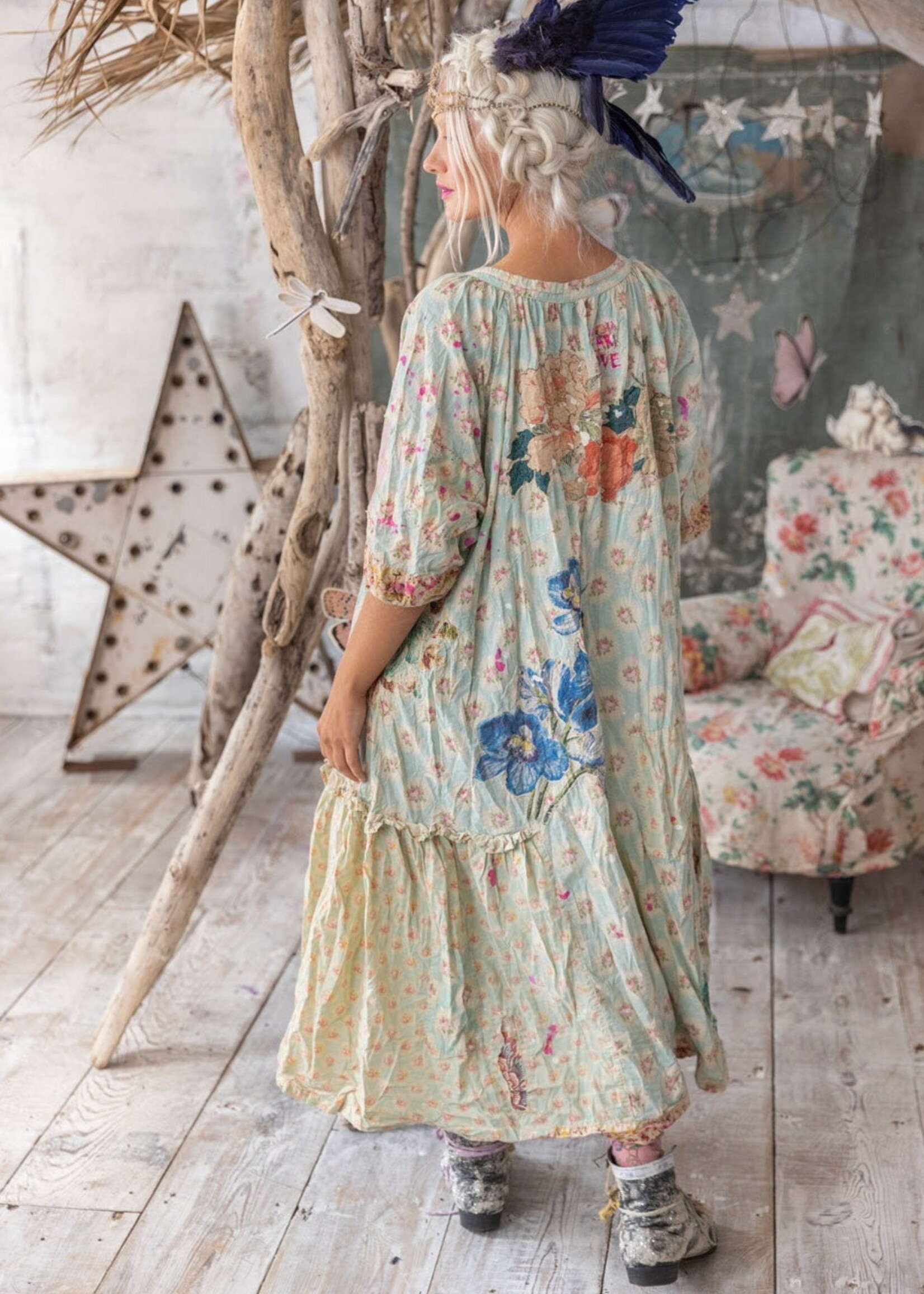 Magnolia Pearl New Release MP Applique Fayhe Dress 1290 Mon Cheri One Size