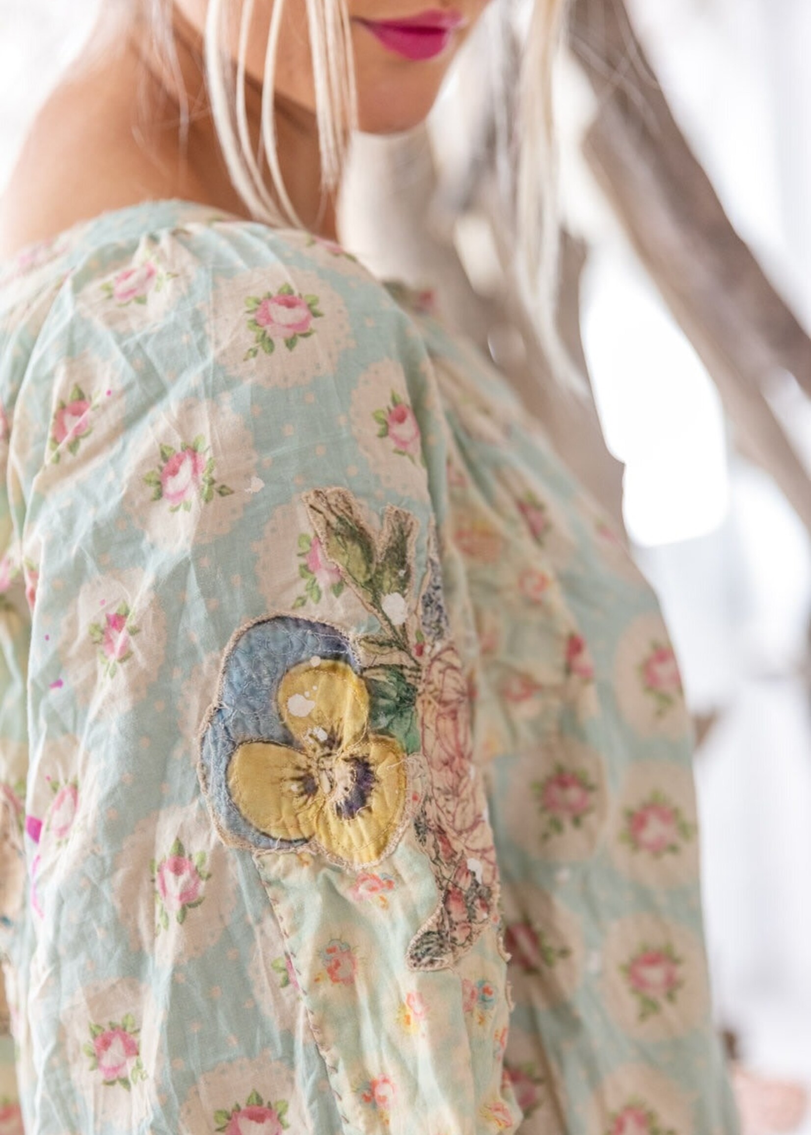 Magnolia Pearl New Release MP Applique Fayhe Dress 1290 Mon Cheri One Size
