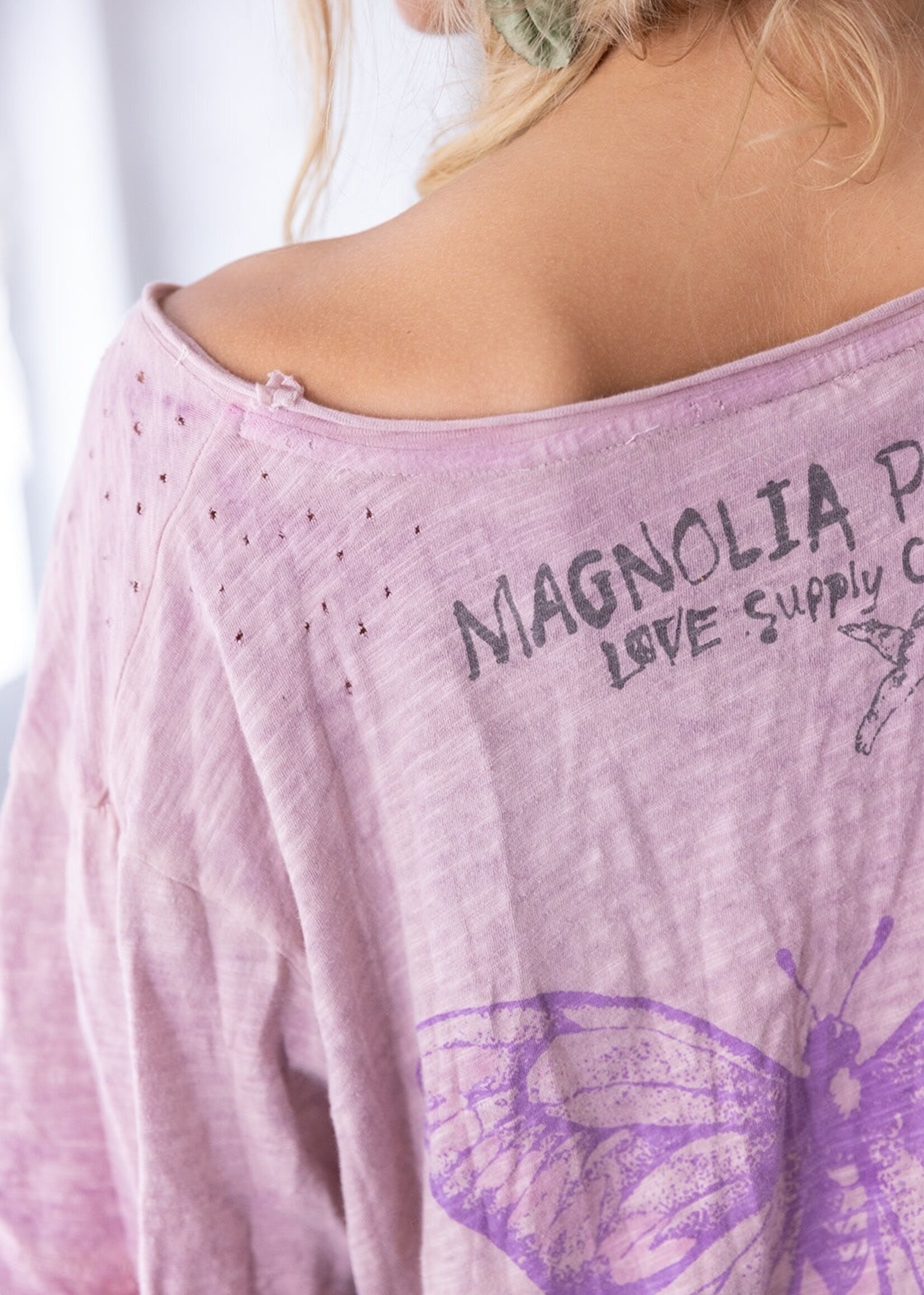 Magnolia Pearl MP California Butterfly Tee Top 2283 Fairytale One Size