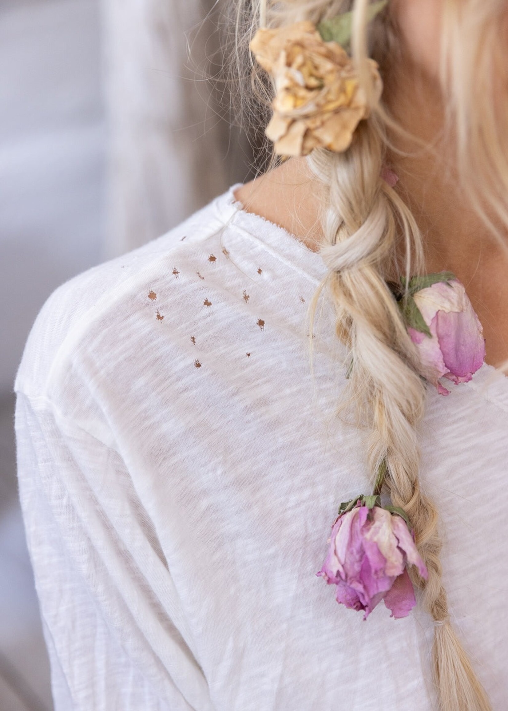 Magnolia Pearl MP Europa Long Sleeve Tee Top 2253 True One Size