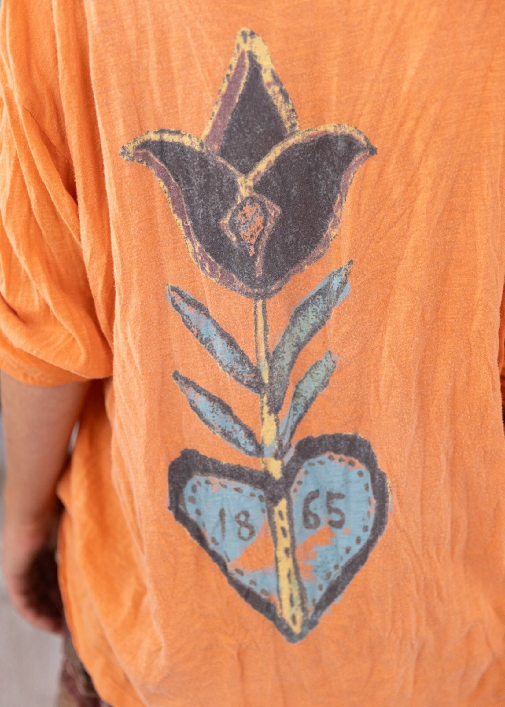 Magnolia Pearl Pájaro 1865 Viggo Tee Top 2275 One Size Moon Orange