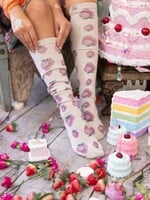 Magnolia Pearl MP Strawberry OTK Socks 124 Sweet Kiss One Size