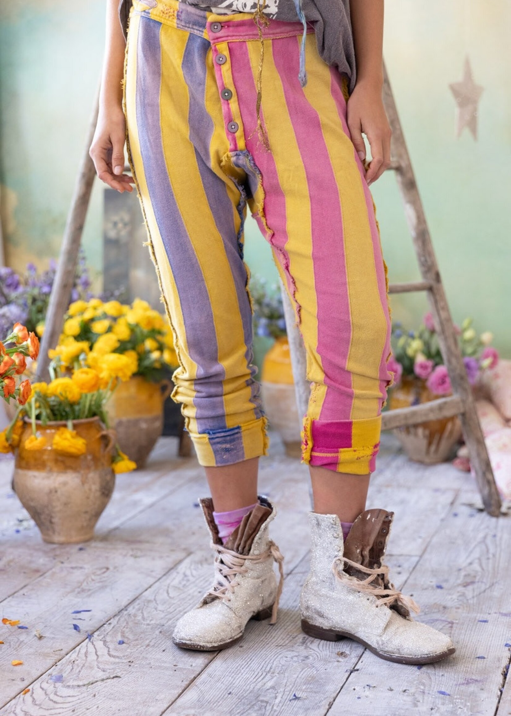 Magnolia Pearl MP Piecewise underjohns Pants 807 Bananas in Pajamas One Size