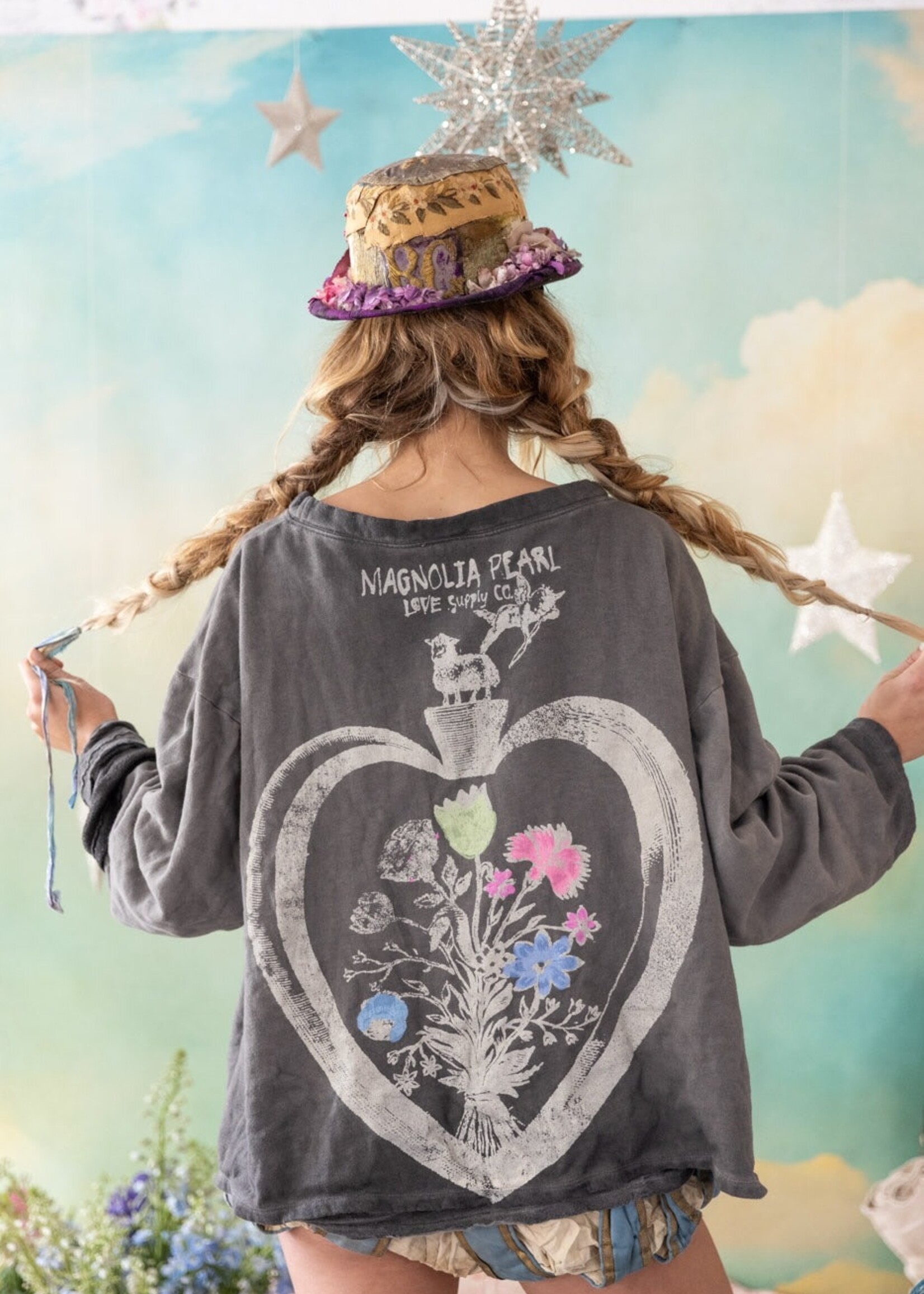 Magnolia Pearl BS AF Hermosa Sweatshirt Top 2281 Ozzy One Size
