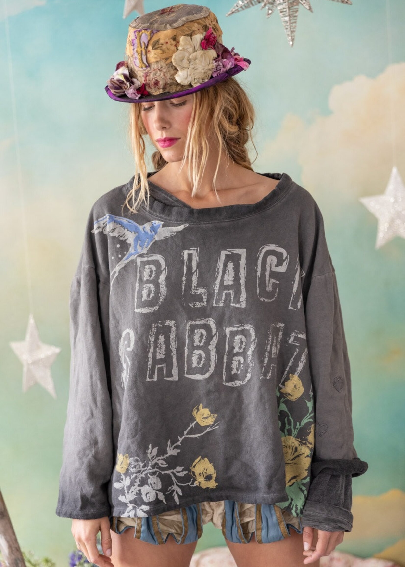 Magnolia Pearl BS AF Hermosa Sweatshirt Top 2281 Ozzy One Size