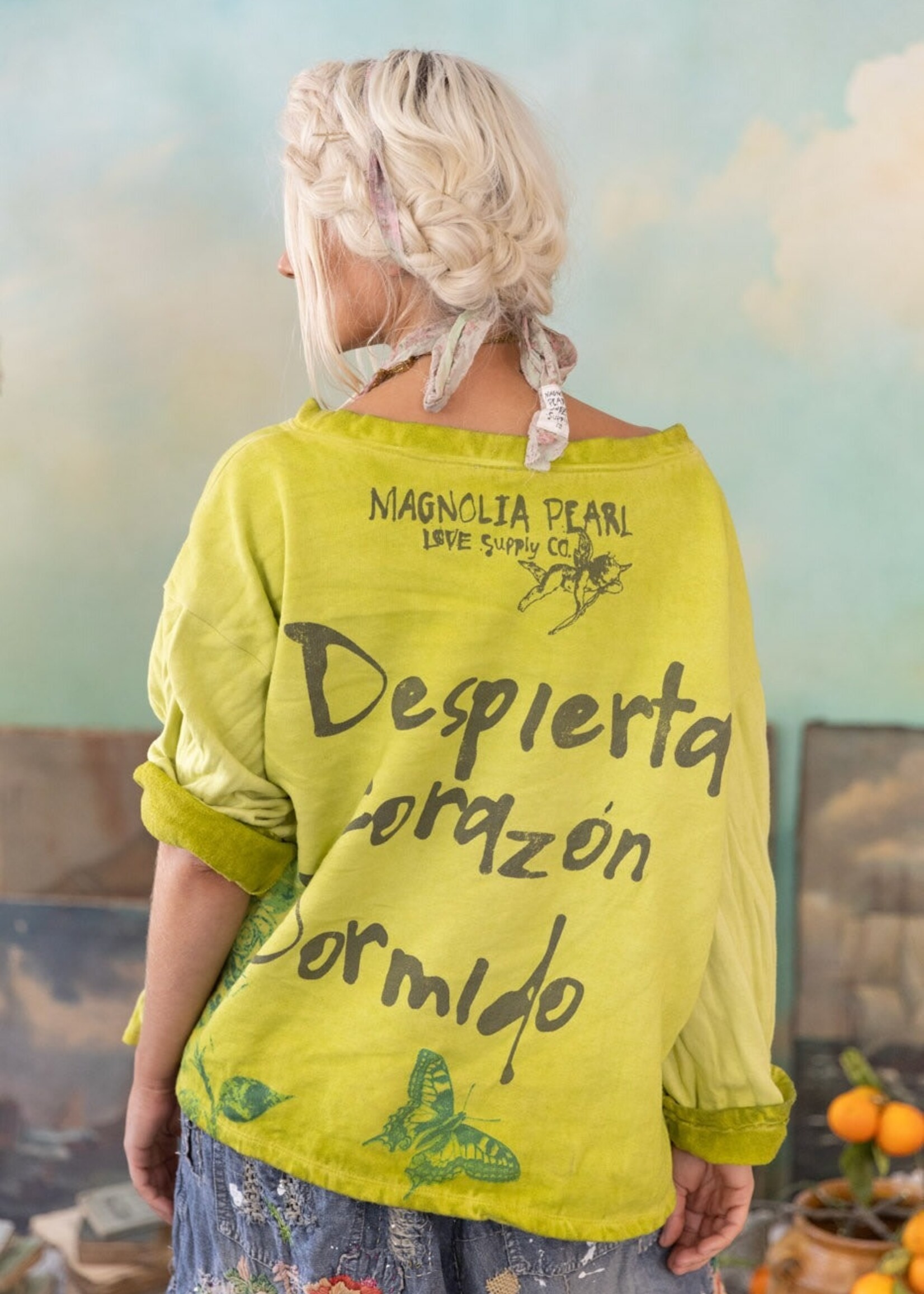 Magnolia Pearl BDC Hermosa Sweatshirt Top 2432 Sunshine One Size