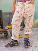 Magnolia Pearl MP Cotton Linen Miner Pants 498 Circus Rose One Size