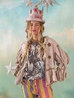 Magnolia Pearl MP Silk Cropped Monique Jacket 452 lilac One Size