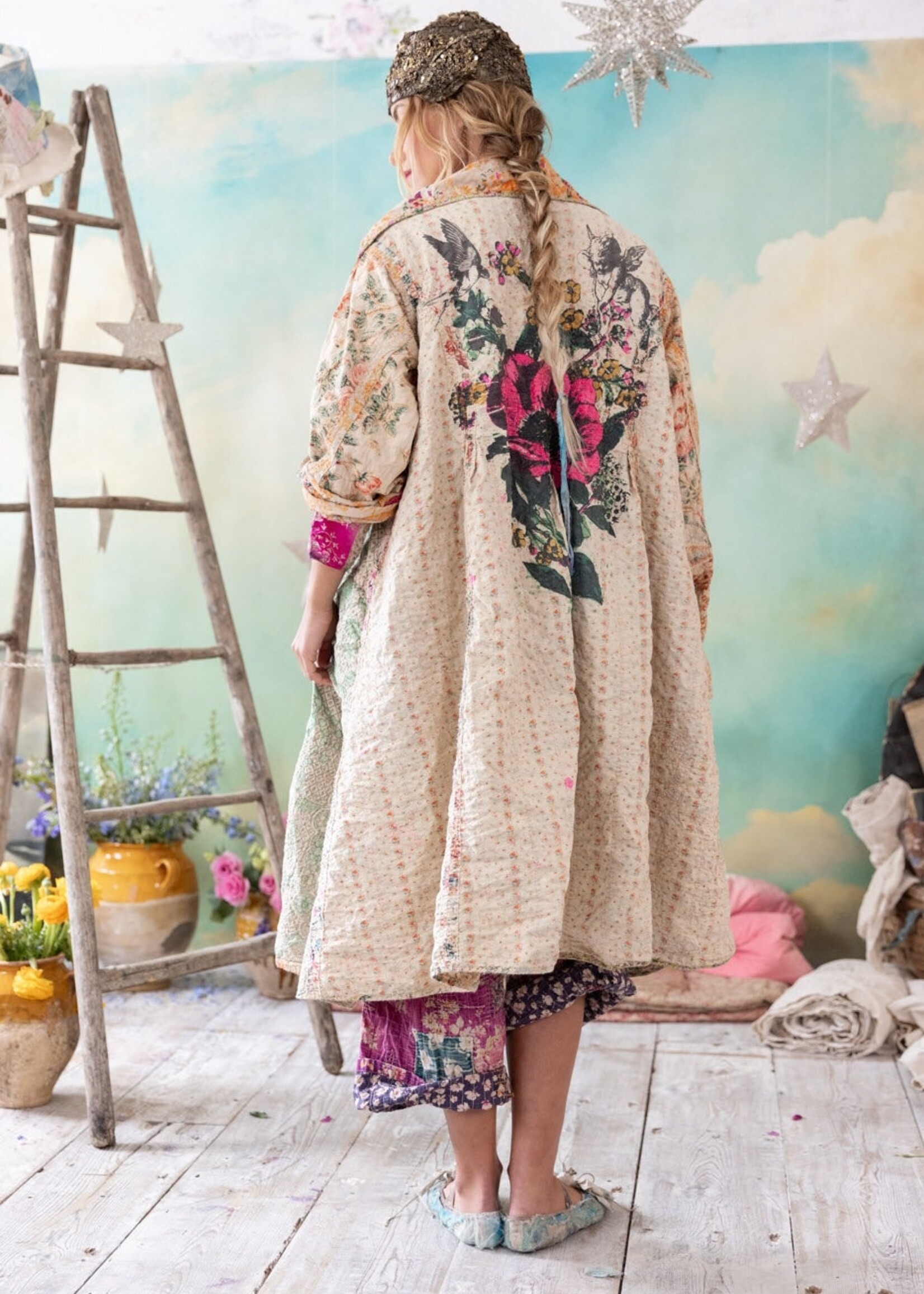 Magnolia Pearl MP Piecewise Melie Coat Jacket 1183 Eucalyptus One Size