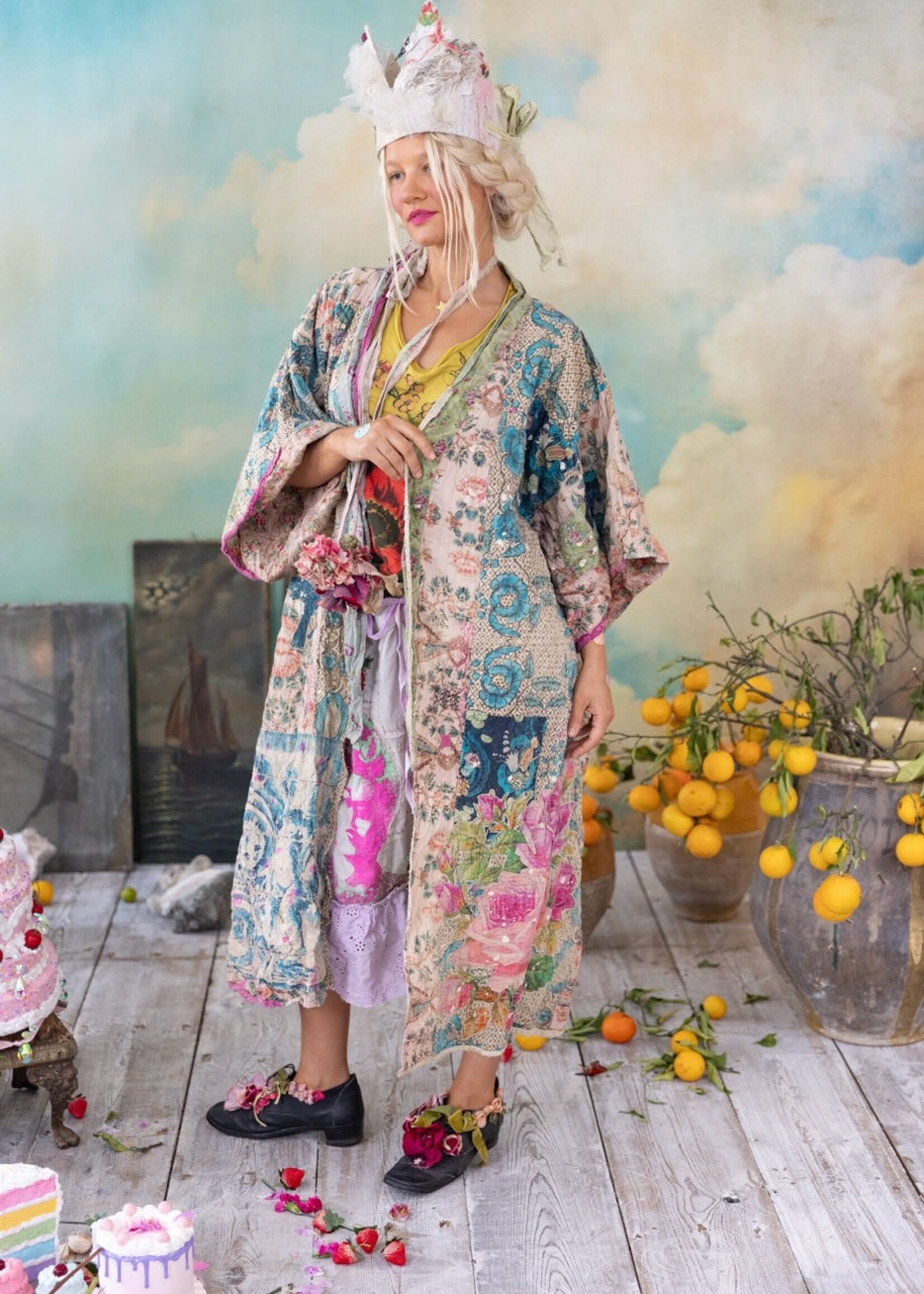 Magnolia Pearl MP Piecewise Dashi Kimono Jacket 1190 Zazu One Size