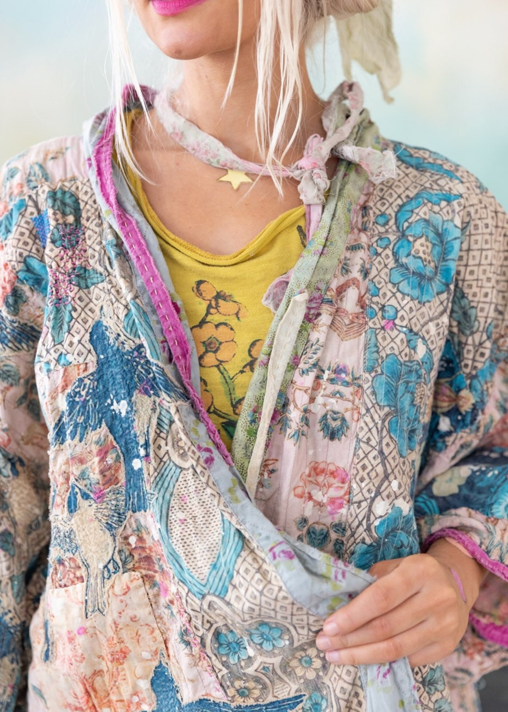 Magnolia Pearl MP Piecewise Dashi Kimono Jacket 1190 Zazu One Size