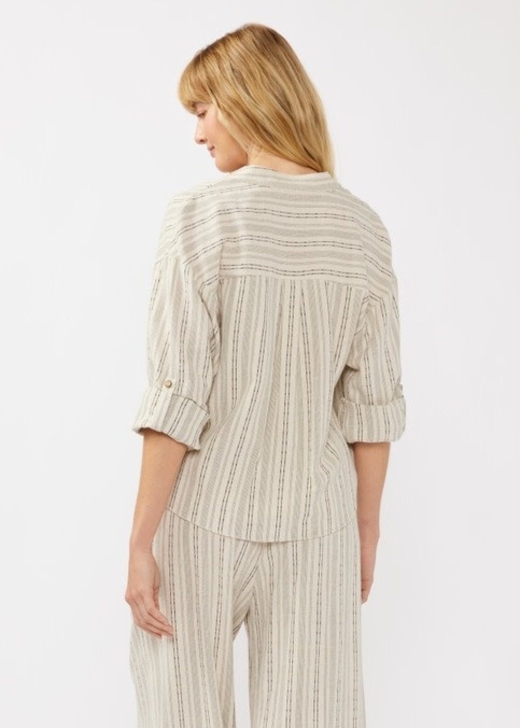 Knot Front Stripe Top