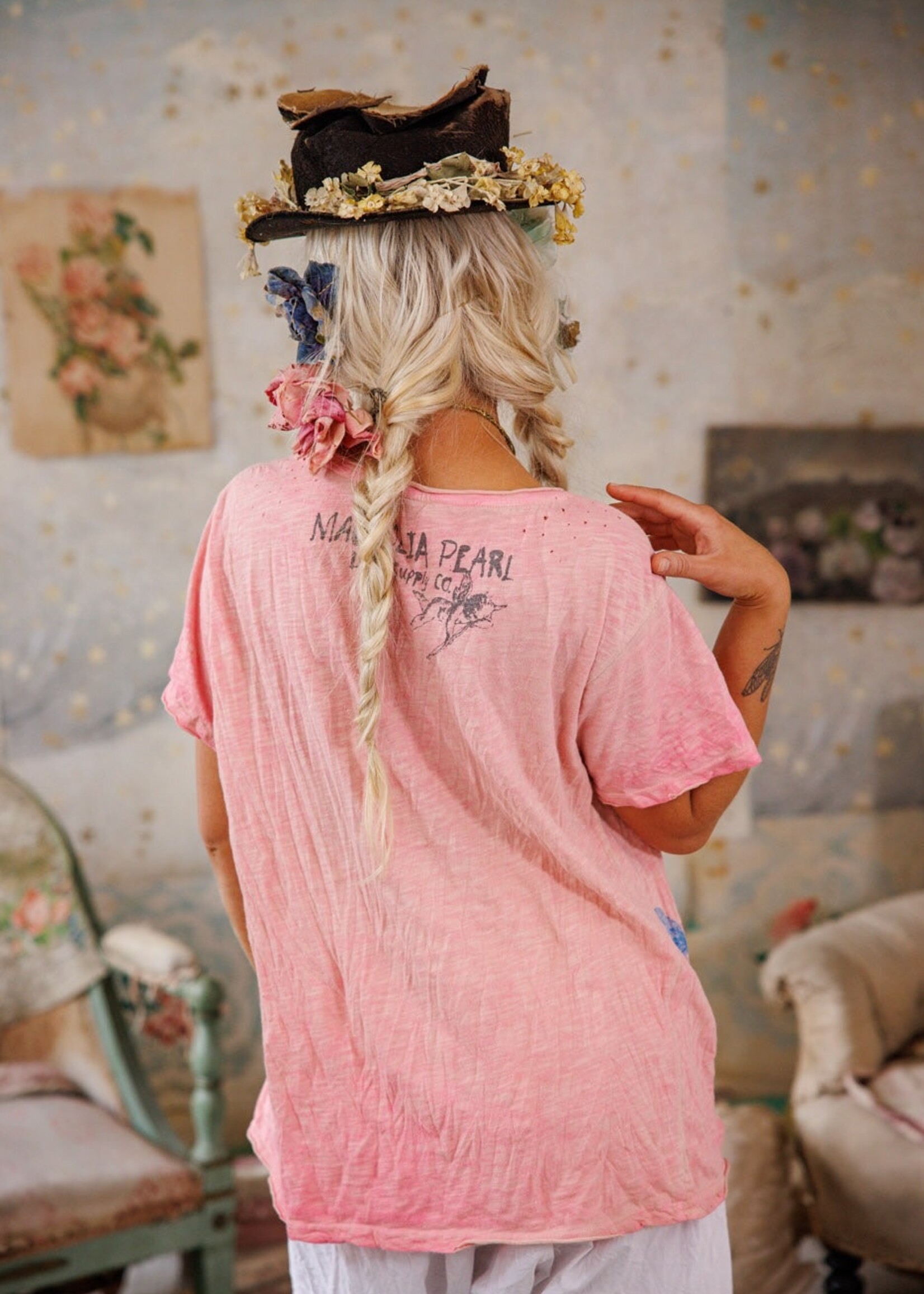 Magnolia Pearl My Pet Tee Top 2274 Azalea Dip Dye