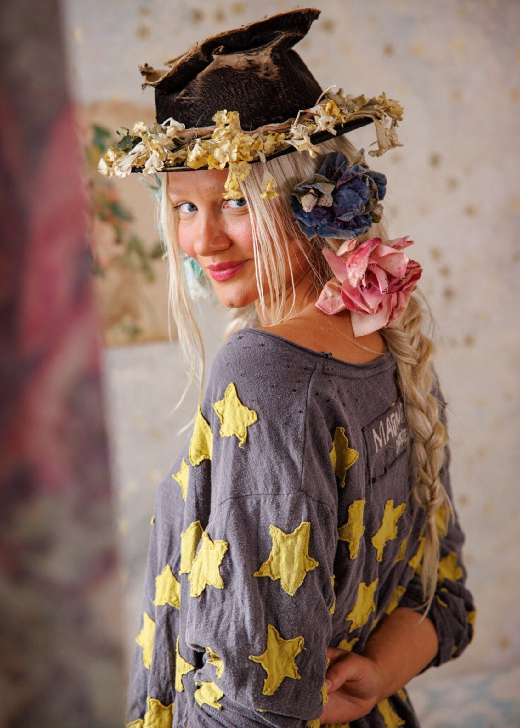 Magnolia Pearl **NEW RELEASE** Star Applique Viggo Tee Top 2328 Bravo