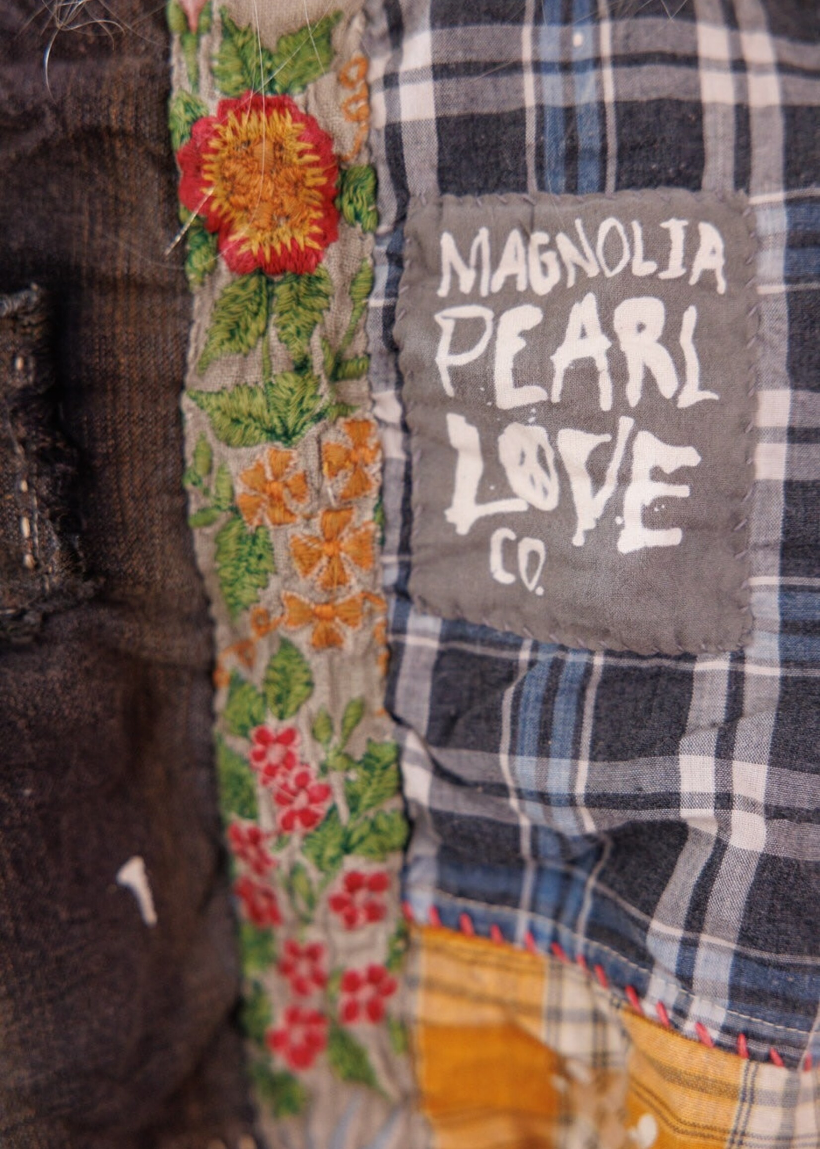 Magnolia Pearl Patchwork Andriy Vest 084 Madras Yellow